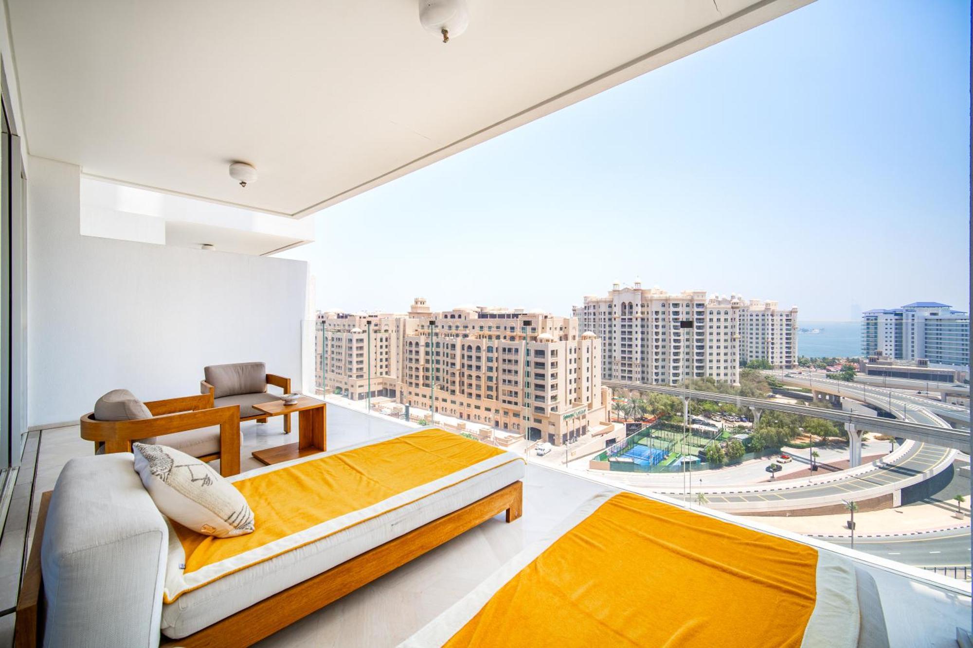 Five Palm Super Luxury Apt With Full Sea Views ดูไบ ภายนอก รูปภาพ