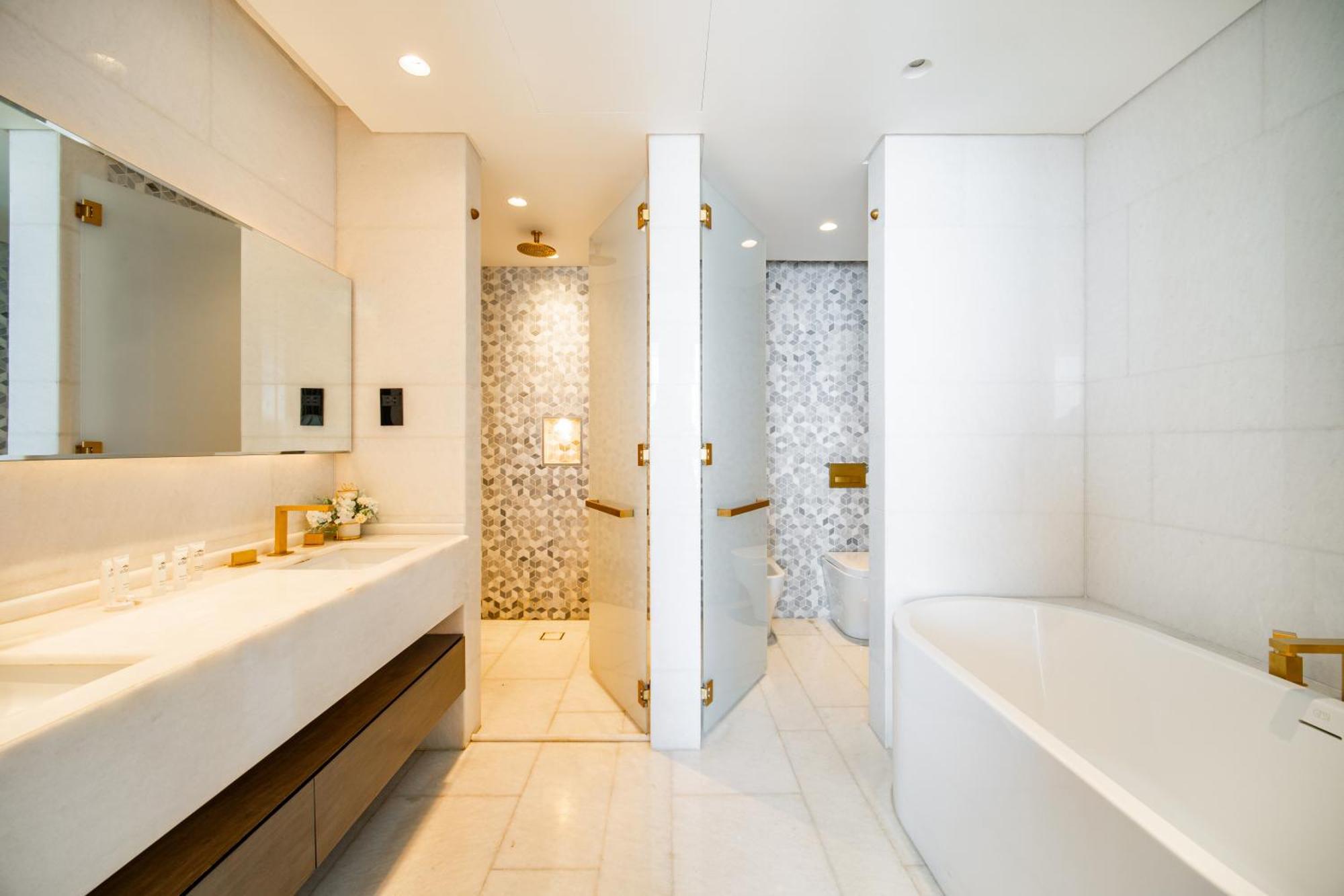Five Palm Super Luxury Apt With Full Sea Views ดูไบ ภายนอก รูปภาพ