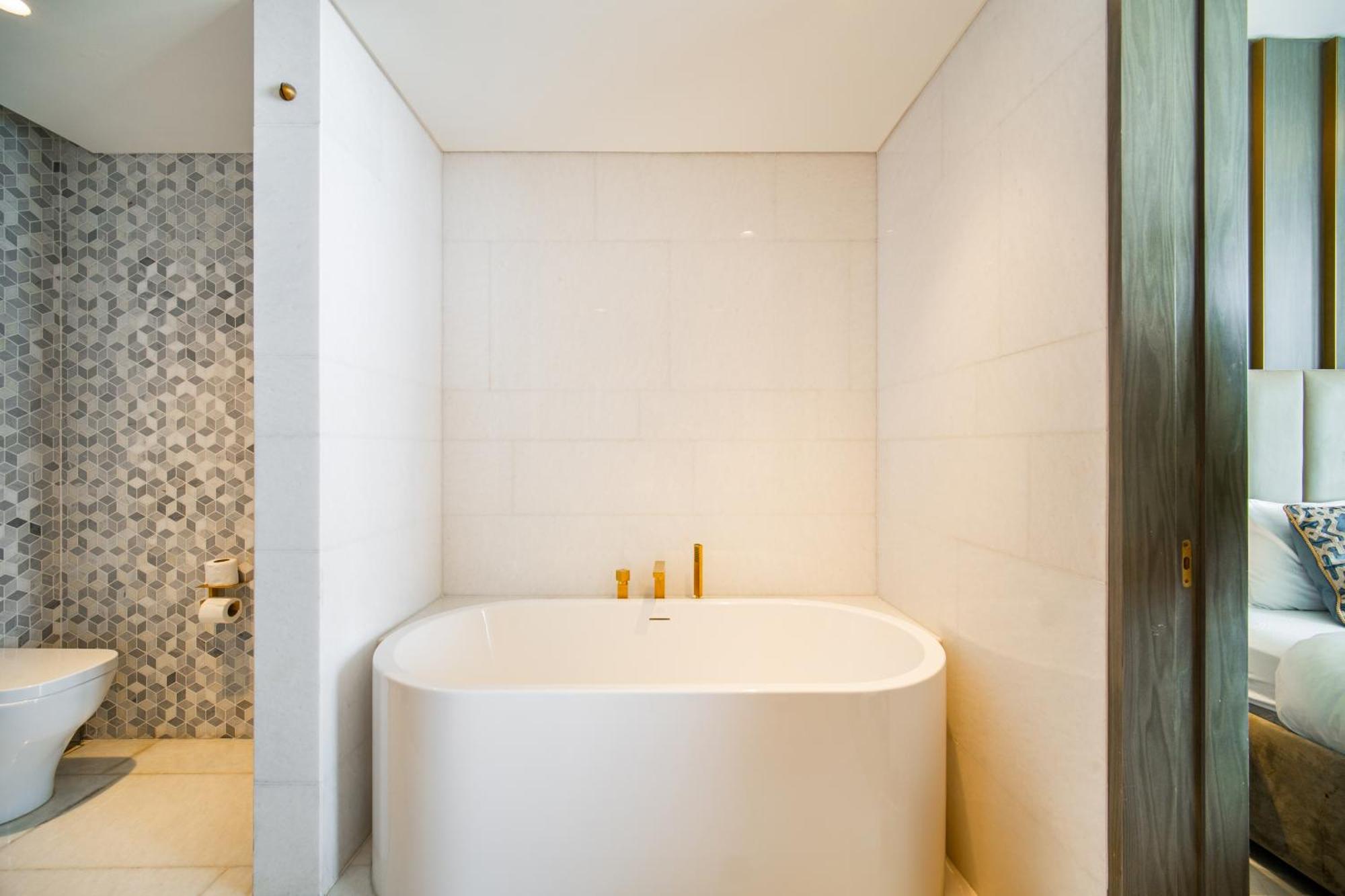 Five Palm Super Luxury Apt With Full Sea Views ดูไบ ภายนอก รูปภาพ