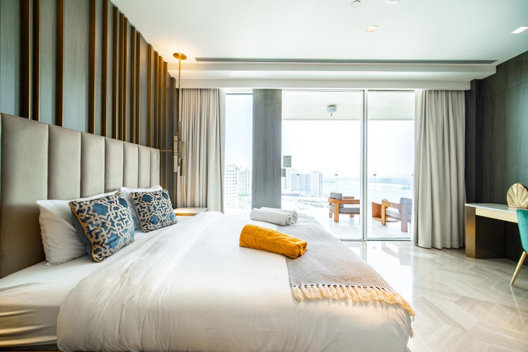 Five Palm Super Luxury Apt With Full Sea Views ดูไบ ภายนอก รูปภาพ