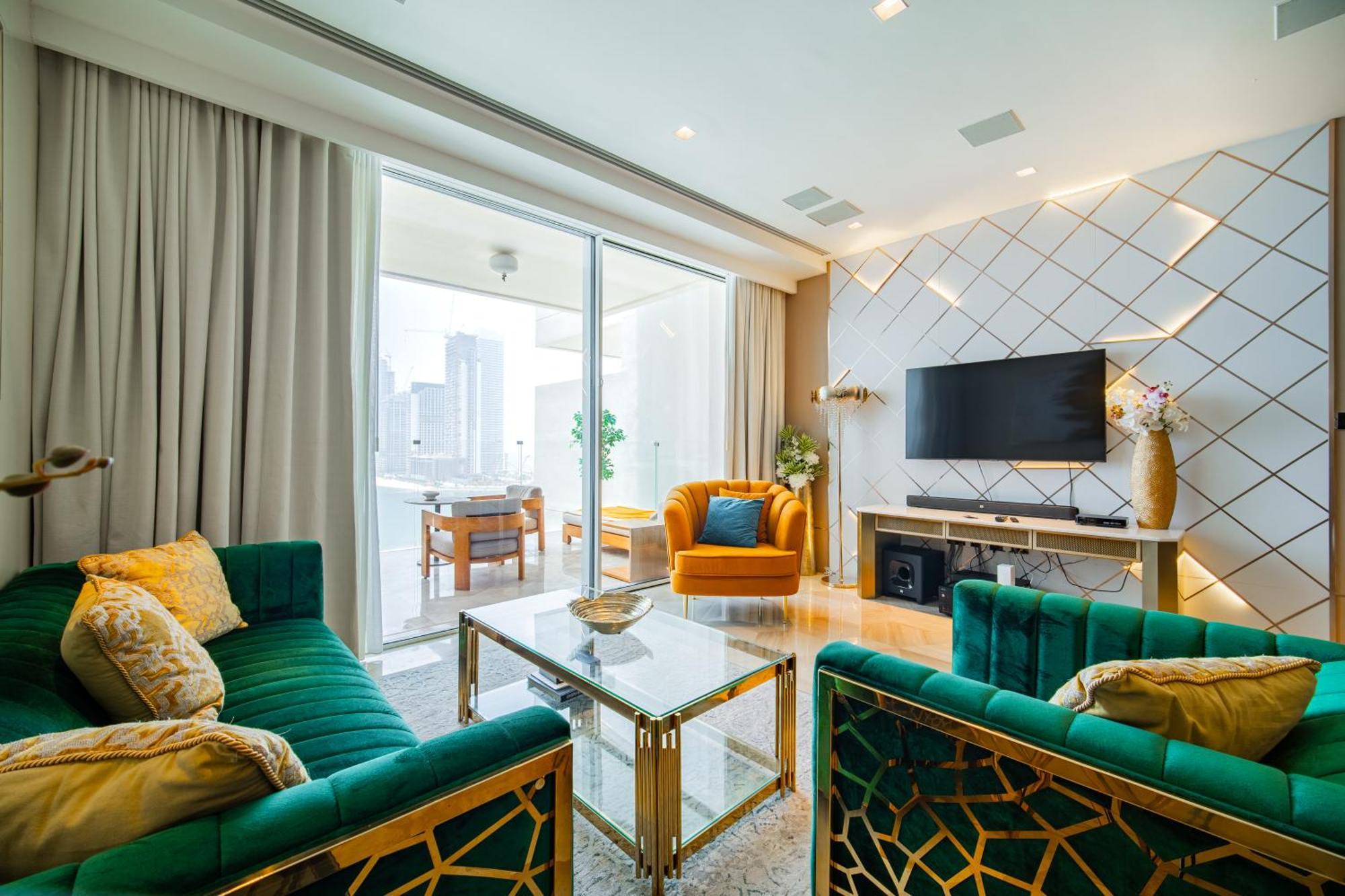 Five Palm Super Luxury Apt With Full Sea Views ดูไบ ภายนอก รูปภาพ